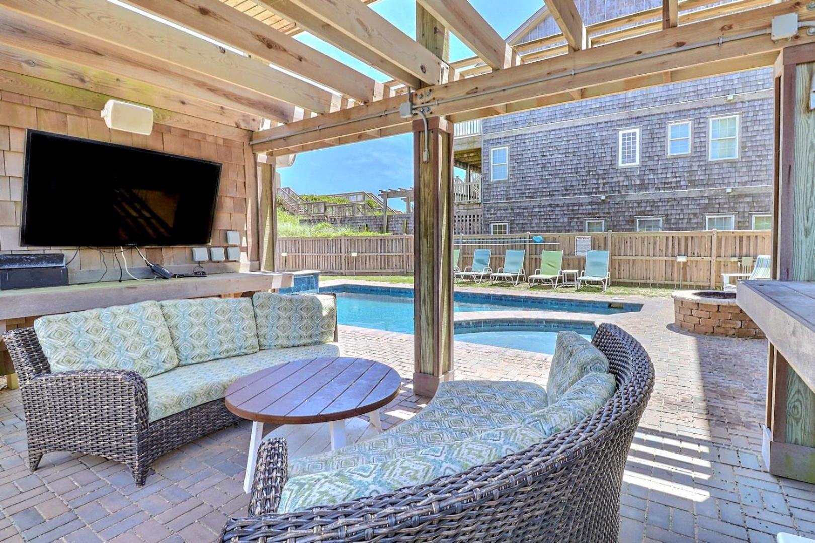 Villa 6007 Happy Sol Oceanfront Heatable Pool à Nags Head Extérieur photo